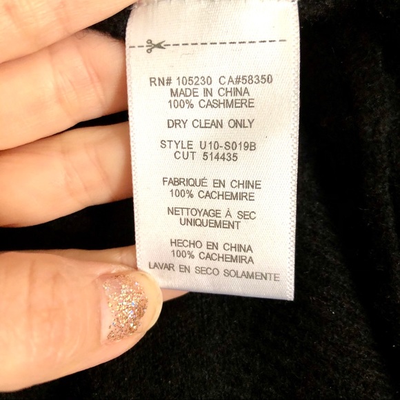 Equipment Oscar Cashmere BlackTurtleneck Dress L - Picture 12 of 12